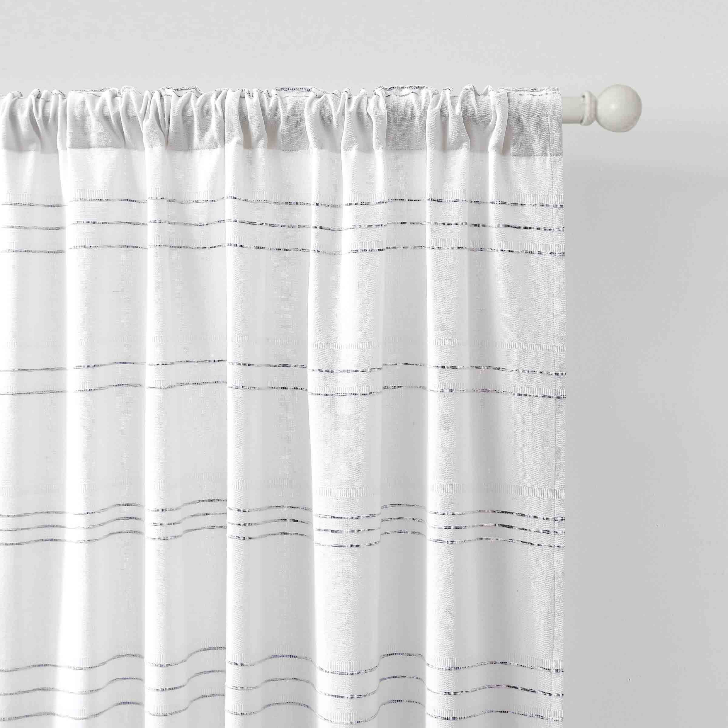 slide 2 of 2, Rachel Ashwell 2pk Gwinn Window Panels 38X84, Blue, 2 ct