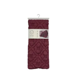 Trend Spot Puffy Throw -Maroon