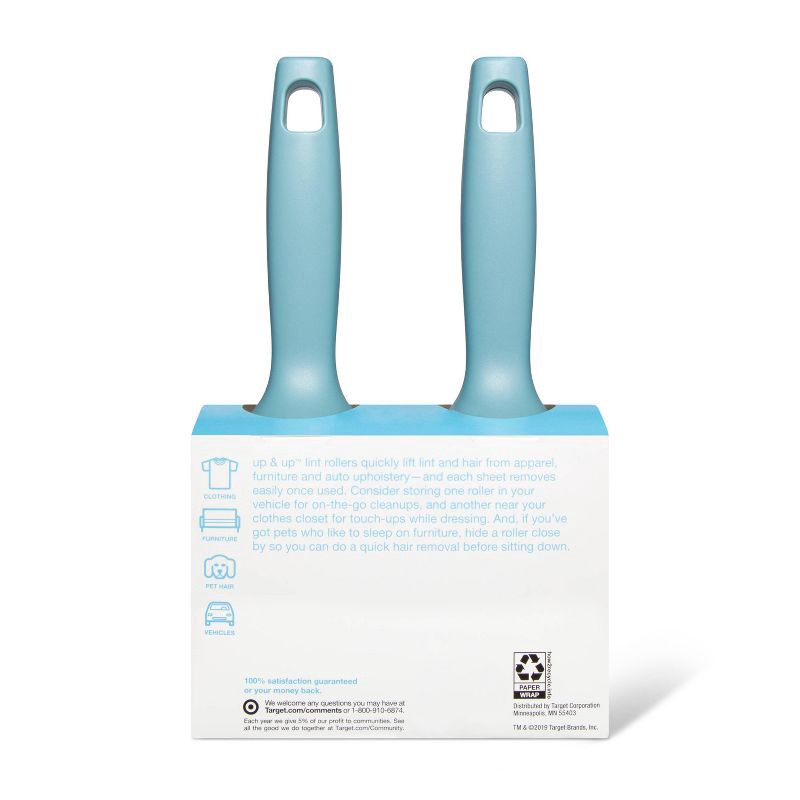 slide 3 of 3, Double Lint Roller - up & up™, 1 ct