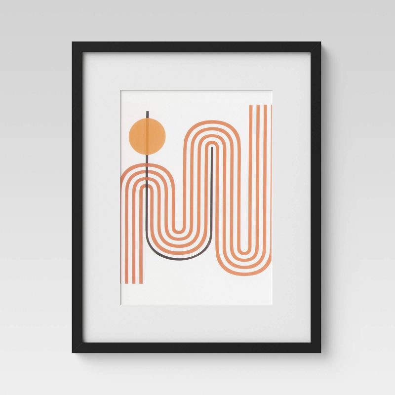 slide 9 of 10, Set of 7 Gallery Frame Set Black - Room Essentials™: Modern Style, MDF, Easel & Sawtooth Back, for Wall/Tabletop, 1 ct