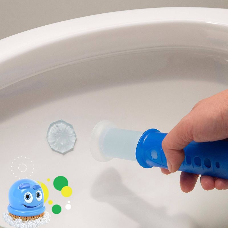 slide 2 of 7, Scrubbing Bubbles Fresh Gel Toilet Bowl Cleaner Stamps - Floral Fusion - 1.34oz/6ct, 1.34 oz, 6 ct