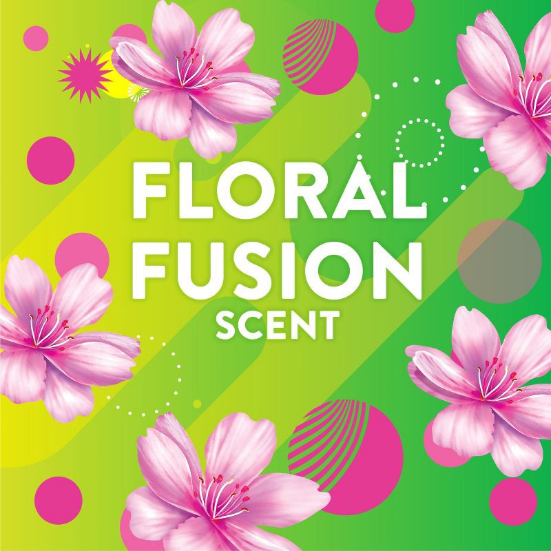 slide 7 of 7, Scrubbing Bubbles Fresh Gel Toilet Bowl Cleaner Stamps - Floral Fusion - 1.34oz/6ct, 1.34 oz, 6 ct