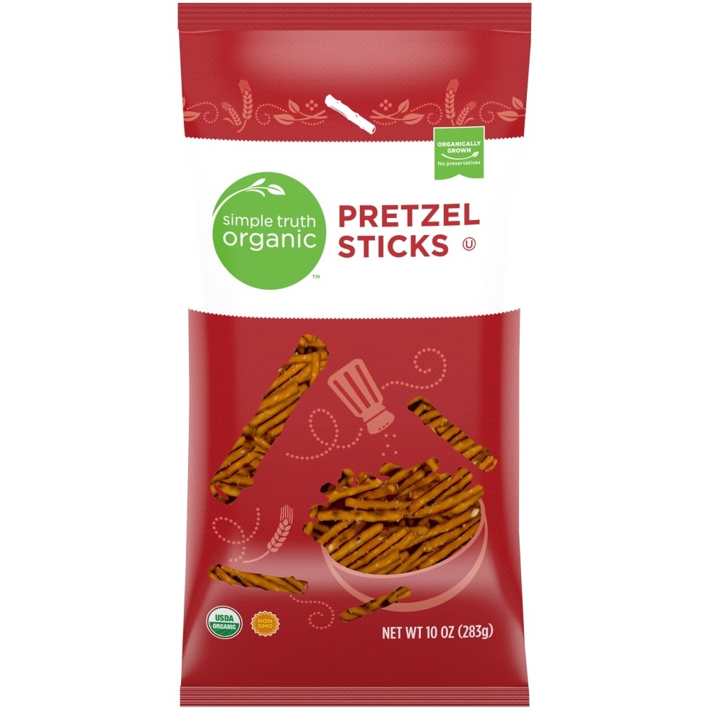 slide 1 of 1, Simple Truth Organic Pretzel Sticks, 10 oz