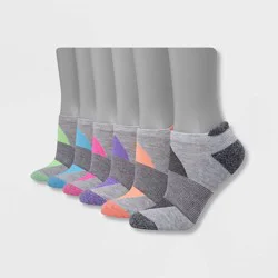 Hanes Moves Premium Women's 6pk Heel Shield Socks, X-Temp Size 5-9