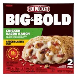Hot Pockets Frozen Big & Bold Chicken Bacon Ranch - 13.5oz