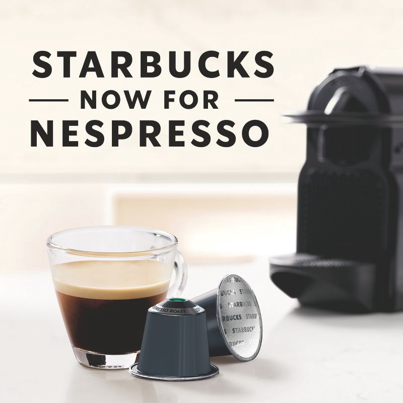 slide 4 of 8, Starbucks by Nespresso Original Line Pods Dark Roast Coffee Espresso Roast - 10ct, 10 ct