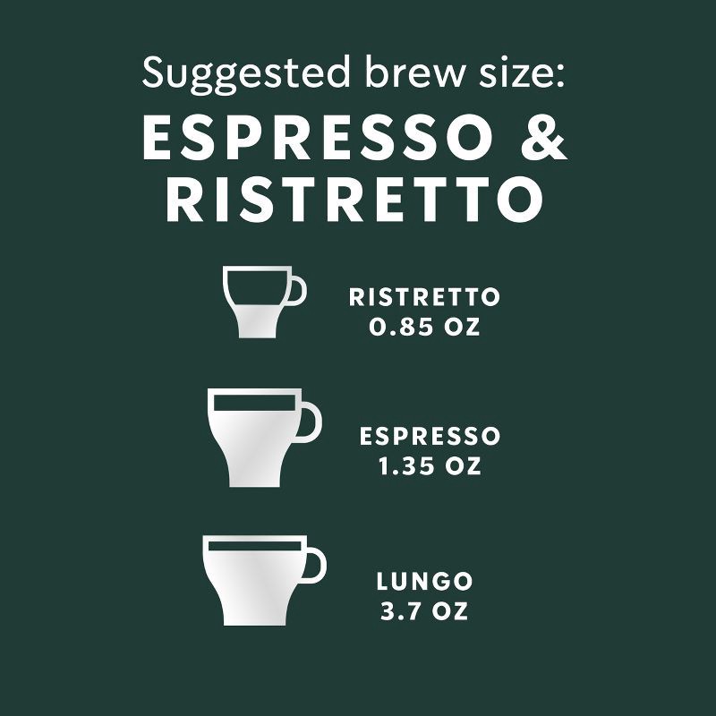 slide 6 of 9, Starbucks by Nespresso Original Line Pods Dark Roast Coffee Espresso Roast - 10ct, 10 ct
