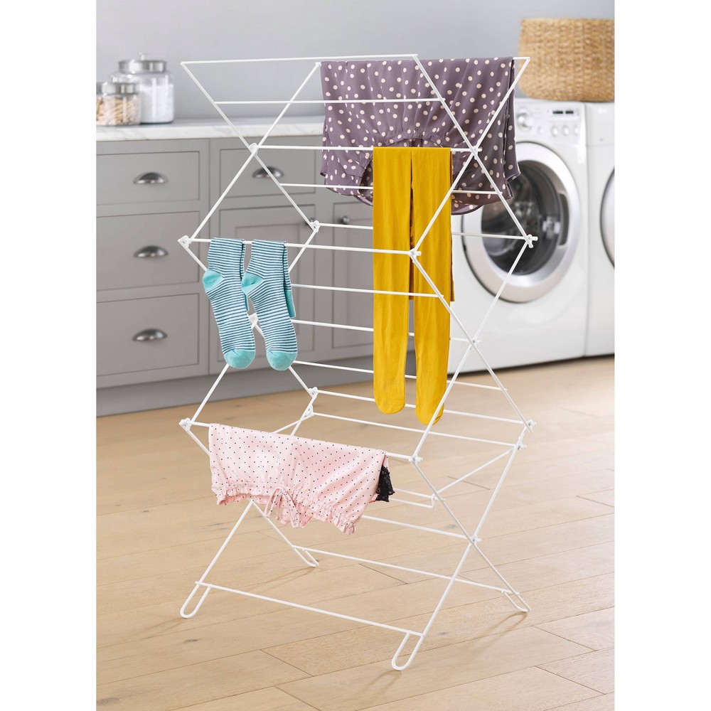 slide 2 of 5, Folding Steel Drying Rack - Room Essentials, 1 ct