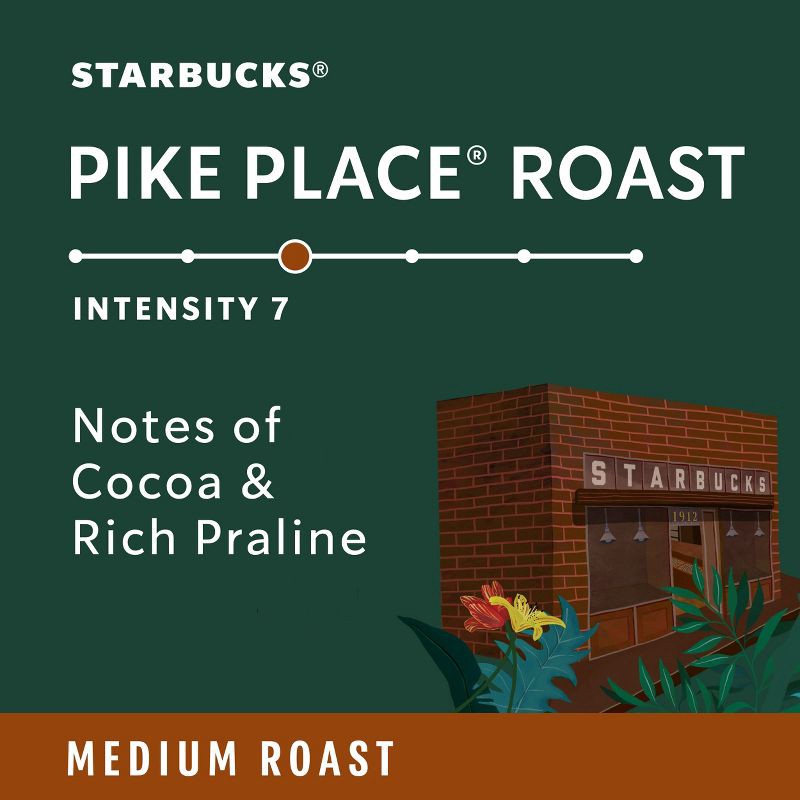 slide 5 of 9, Starbucks by Nespresso Original Line Pods Medium Roast Coffee Pike Place Roast - 10ct, 10 ct
