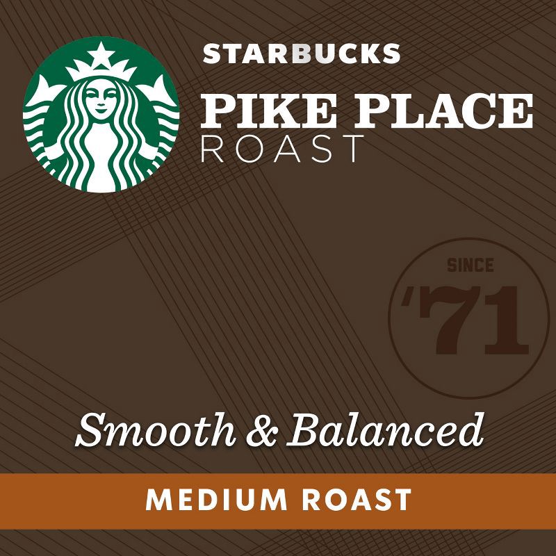 slide 5 of 8, Starbucks by Nespresso Original Line Pods Medium Roast Coffee Pike Place Roast - 10ct, 10 ct