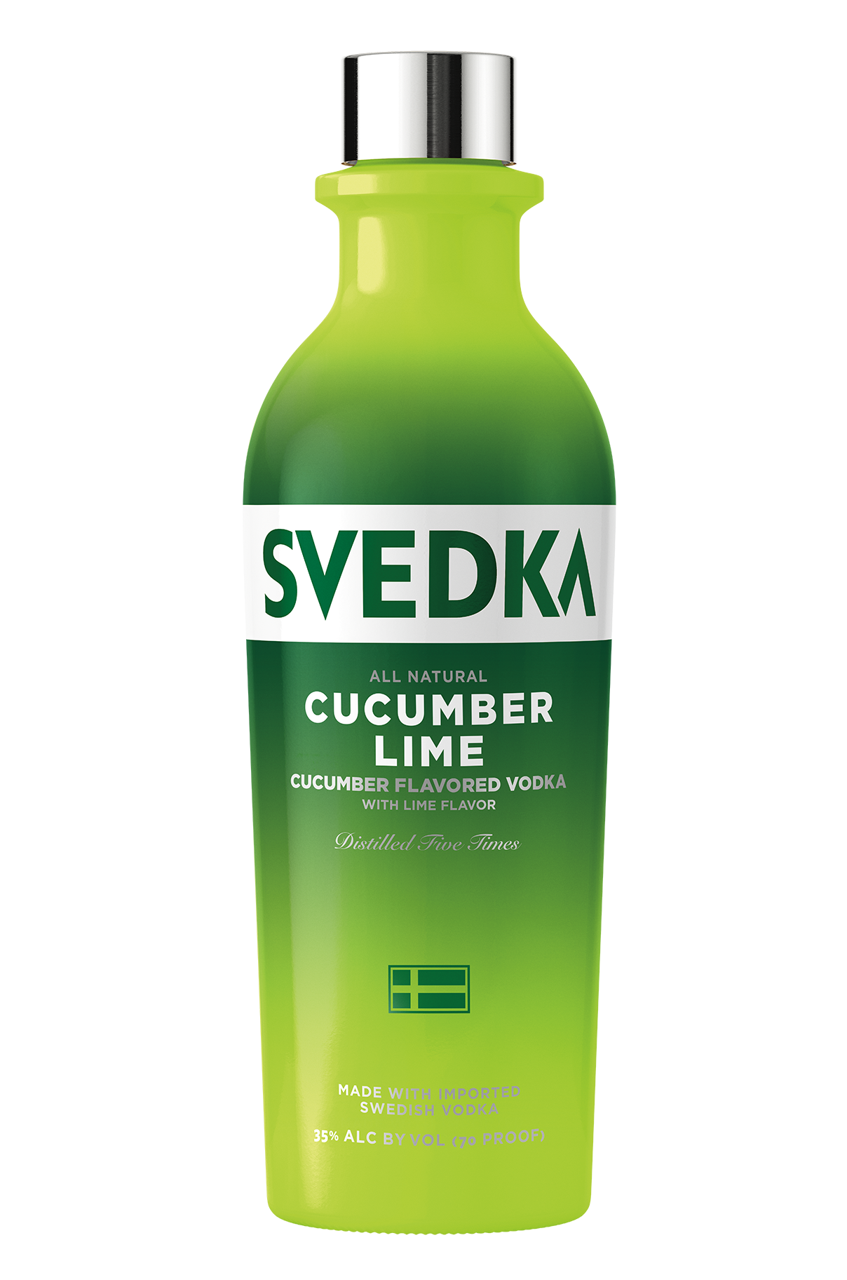 slide 1 of 2, SVEDKA Cucumber Lime Flavored Vodka, 375 mL Bottle, 70 Proof, 12.68 fl oz