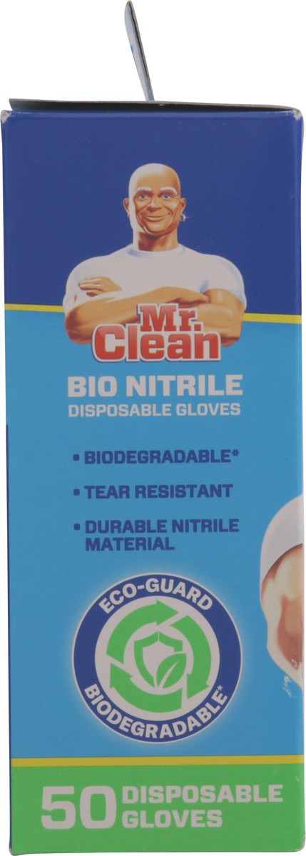 slide 3 of 11, Mr. Clean Bio Nitrile Disposable One Size Fits Most Gloves 50 Each, 50 ct