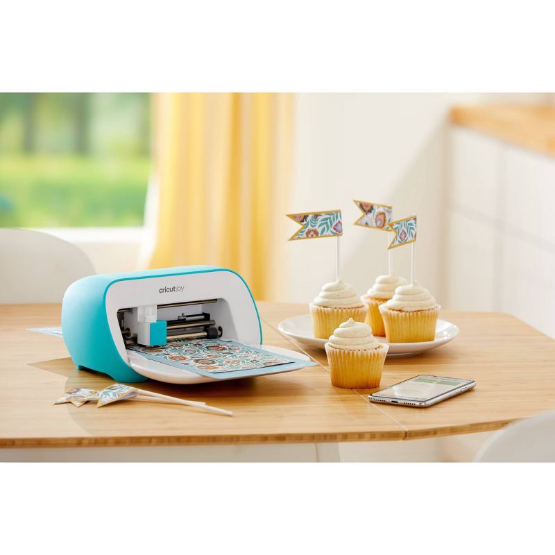 slide 4 of 5, Cricut Joy 12"x4.5" LightGrip Mat: Craft Cutting Board, Blue, Plastic, 12" Length, 4.5" Width, 1 ct