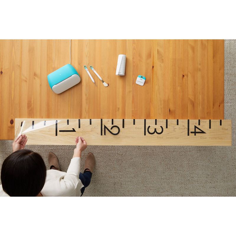 slide 5 of 5, Cricut Joy 4ft StrongGrip Transfer Tape: Clear PET for Craft Cutting, Compatible with All Cricut Machines, 4 ft