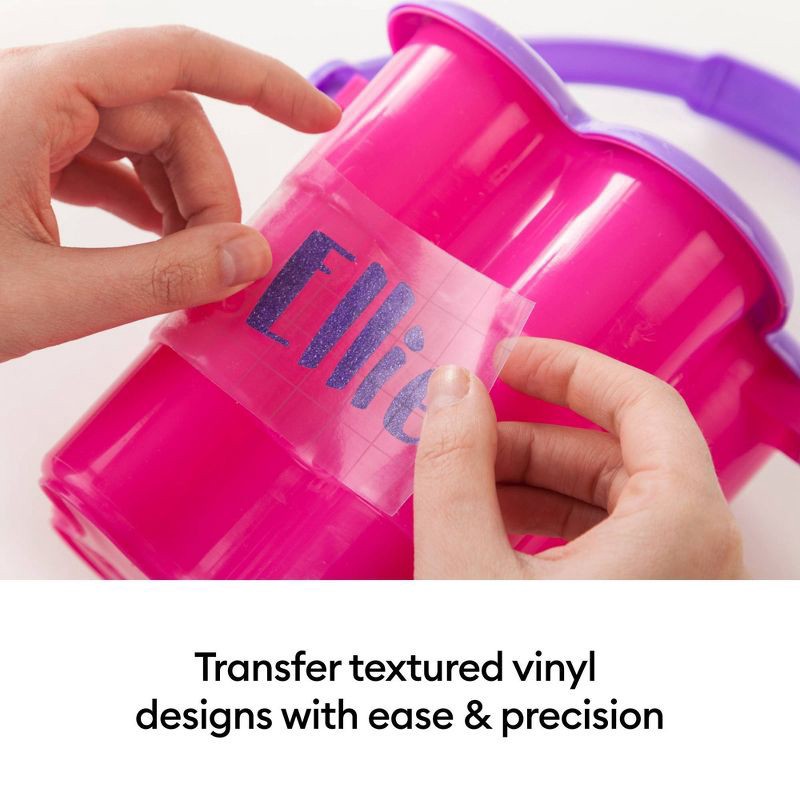 slide 3 of 6, Cricut 12" x 48" Strong Grip Transfer Tape: Clear PET for Vinyl, Compatible with All Cricut Machines, Craft Cutting Material, 1 ct