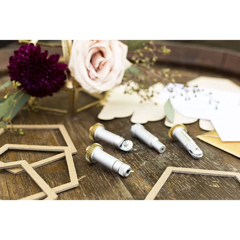 slide 3 of 4, Cricut Replacement Blades - 2pc: Craft Cutting Tools for Maker 3, Needle & Cutting Blades, Multicolor, Metal, 2 ct