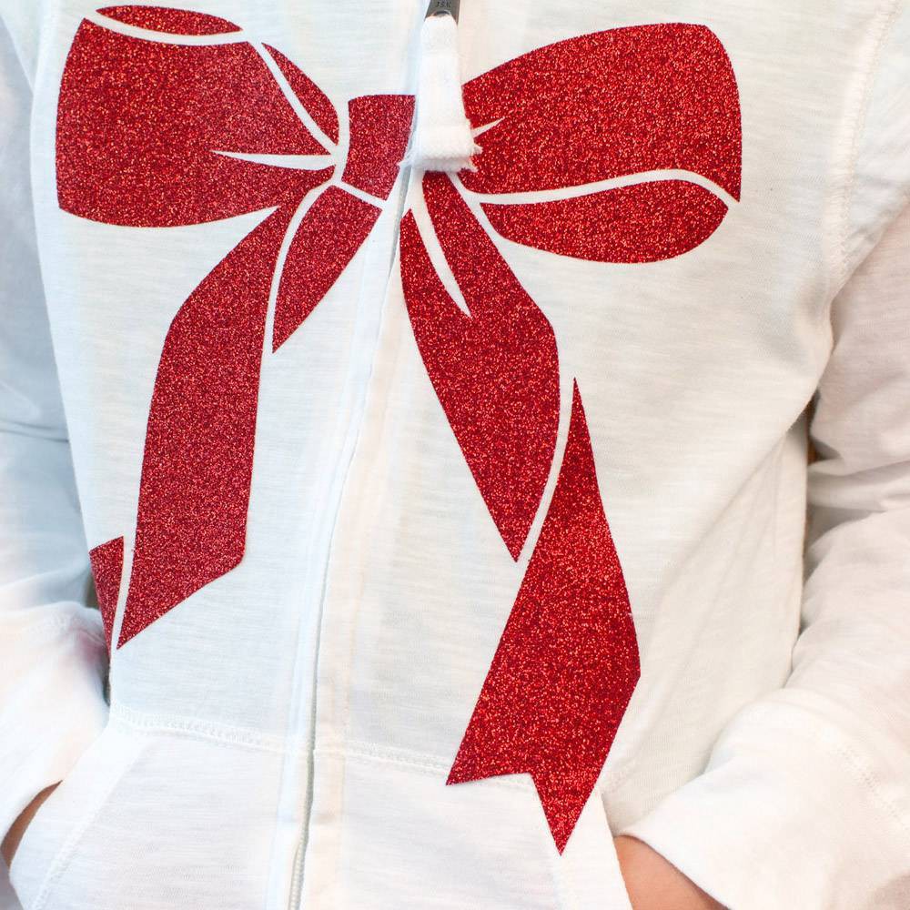 slide 2 of 4, Cricut 12"x19" Glitter Iron-On - Red, 1 ct