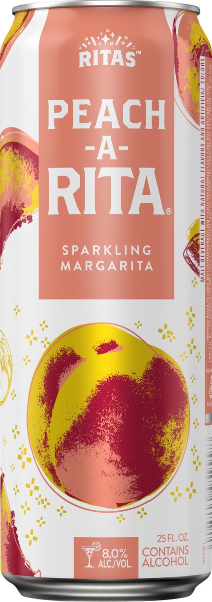 slide 6 of 8, RITAS Sparkling Peach-A-Rita Margarita 1 oz, 1 oz