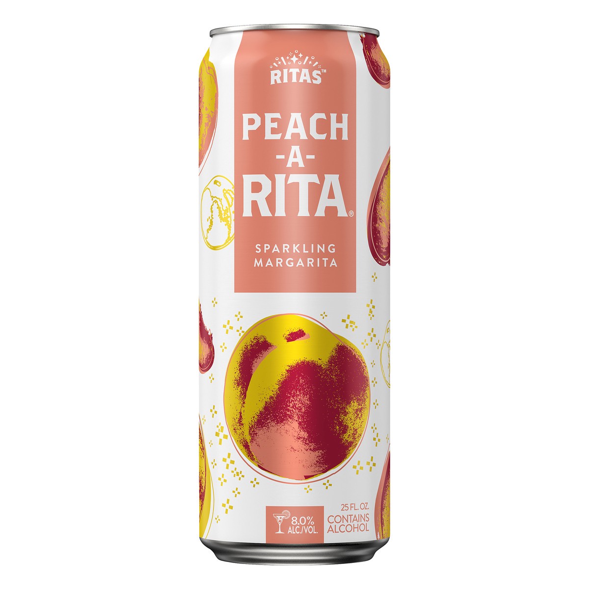 slide 5 of 8, RITAS Sparkling Peach-A-Rita Margarita 1 oz, 1 oz