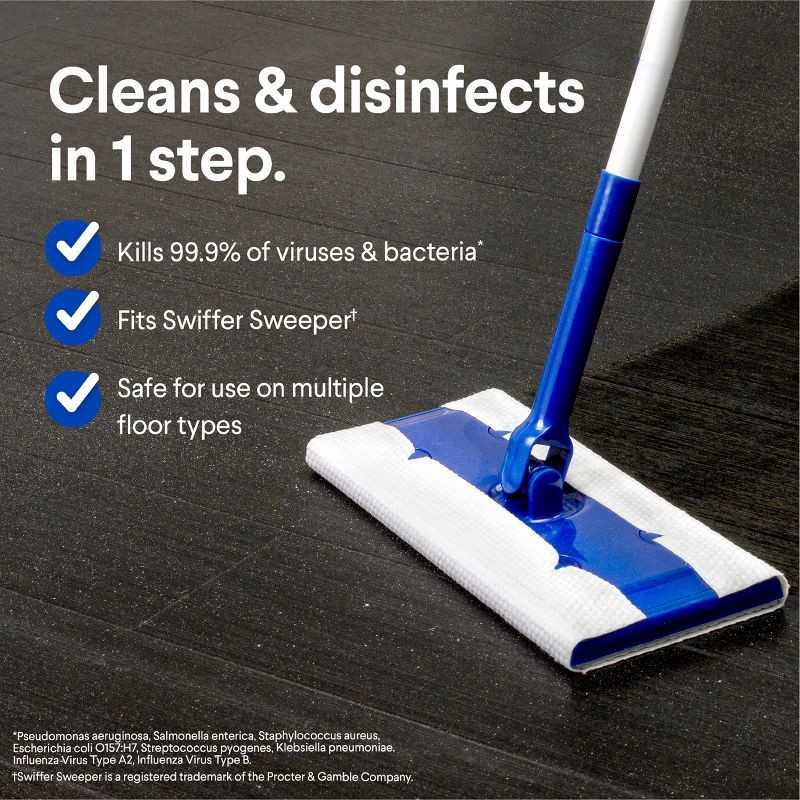 slide 16 of 18, Clorox Scentiva Disinfecting Wet Mopping Cloths - Coconut & Waterlily- 24ct, 24 ct
