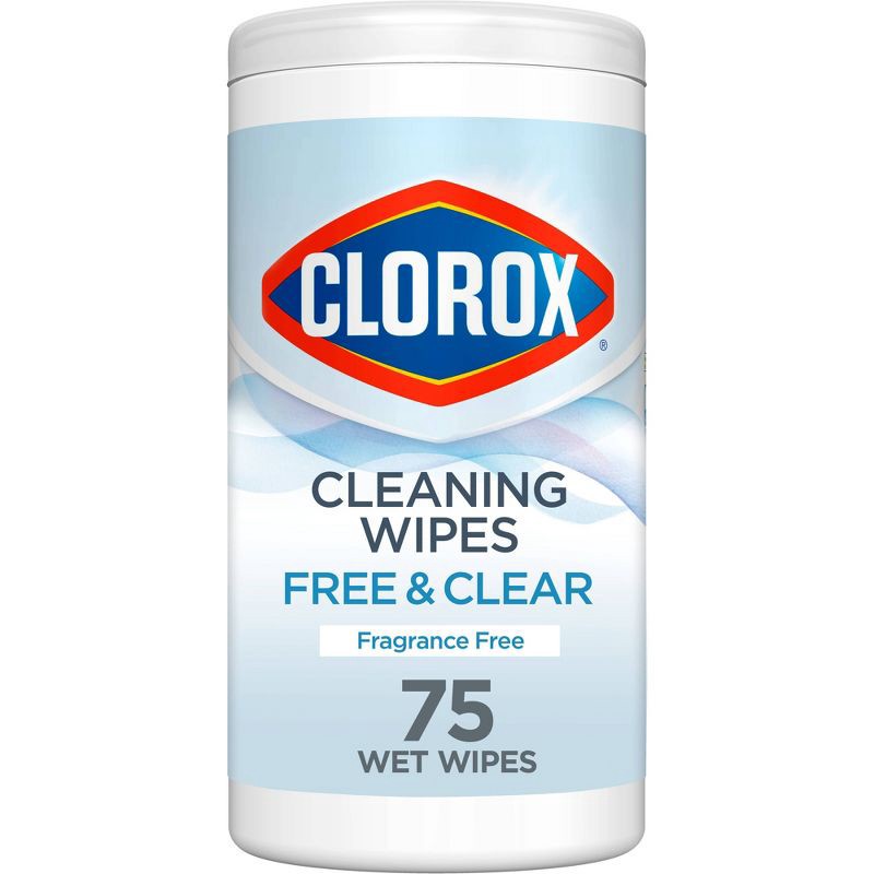 slide 1 of 15, Clorox Free & Clear Wipes - 75ct, 75 ct