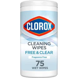 Clorox Free & Clear Wipes - 75ct
