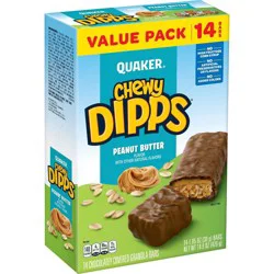 Quaker Chewy Dipps Peanut Butter Granola Bars - 14.8oz/14ct