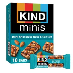 KIND Minis Dark Chocolate Nuts Sea Salt - 7oz/10ct