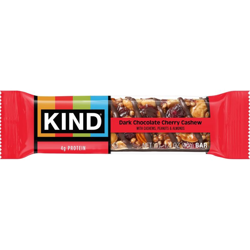 slide 4 of 6, KIND Bars Dark Cherry Cashew Gluten Free Snacks - 16.8oz/12ct, 16.8 oz, 12 ct