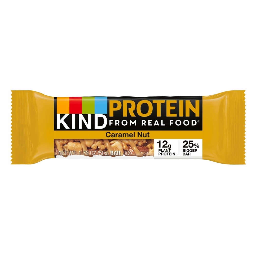 slide 2 of 7, KIND Protein Toasted Caramel, 5 ct