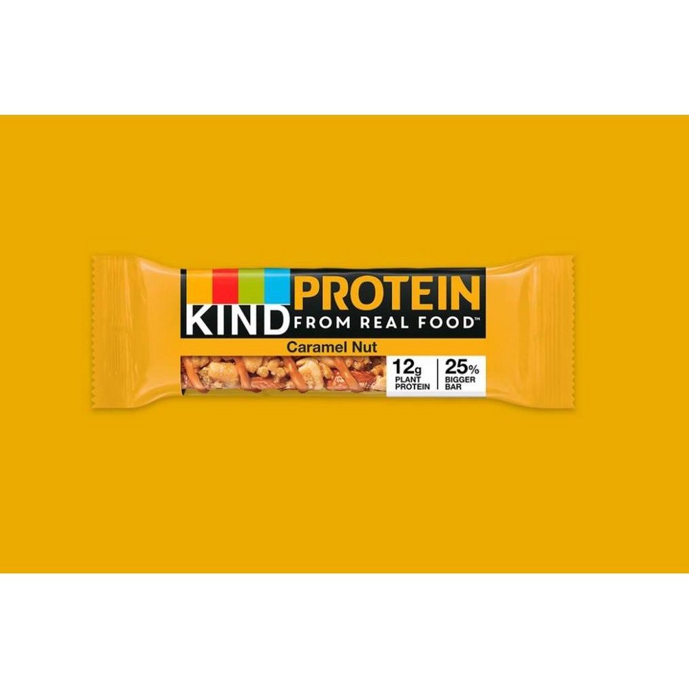 slide 3 of 7, KIND Protein Toasted Caramel, 5 ct