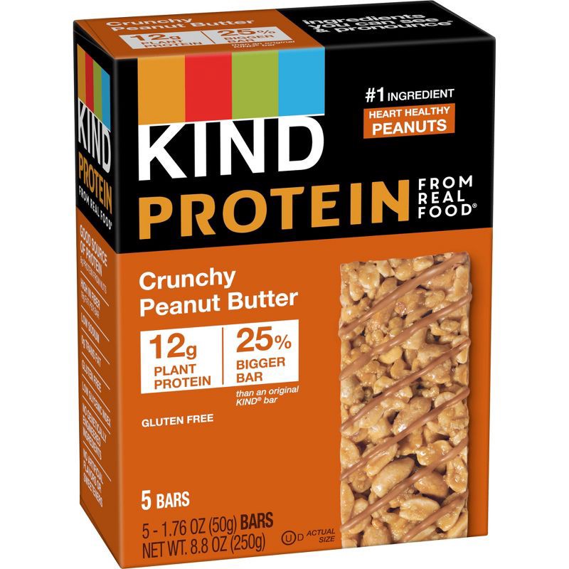 slide 3 of 7, KIND Protein Peanut Butter - 8.8oz/5ct, 5 ct; 8.8 oz