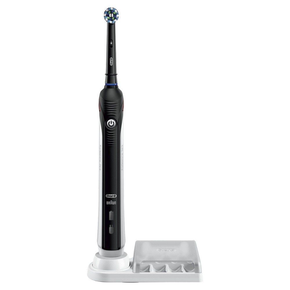 slide 3 of 8, Oral-B Smart 3000 Electric Toothbrush with Bluetooth Connectivity - Black Edition Powered by Braun, 1 ct