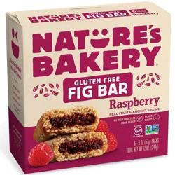 Nature's Bakery Gluten Free Raspberry Fig Bar - 12oz/6pk