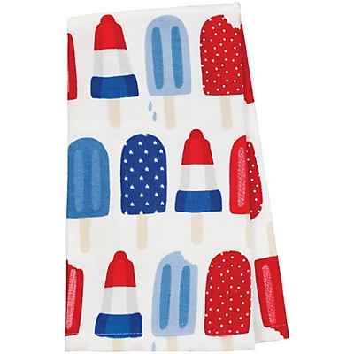 slide 1 of 1, Destination Holiday Popsicle Bomb Patriotic Kitchen Towel, 1 ct