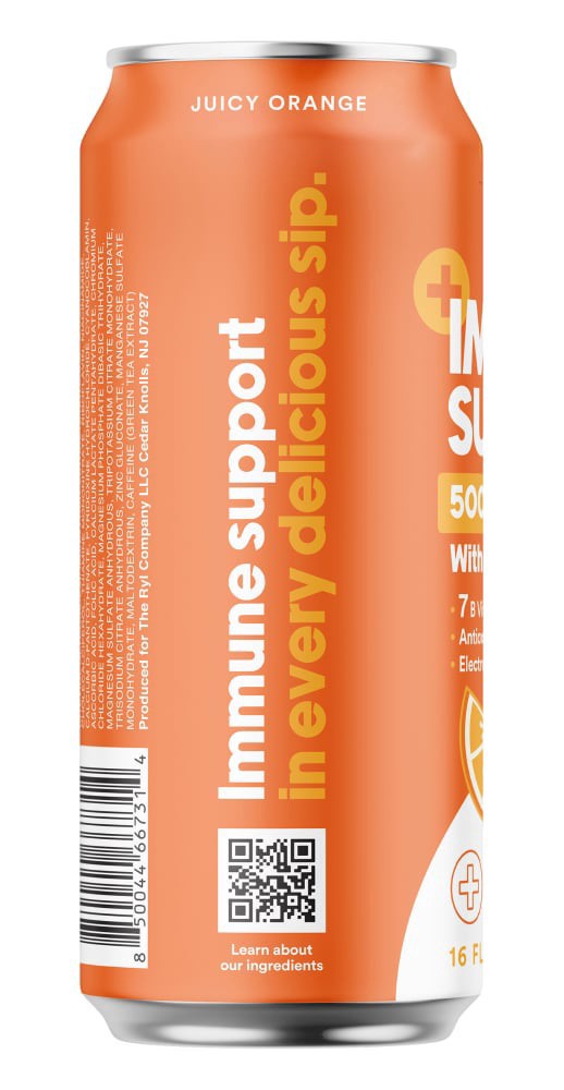 slide 3 of 3, Ryl Juicy Orange Immune Support Iced Tea, 16 fl oz