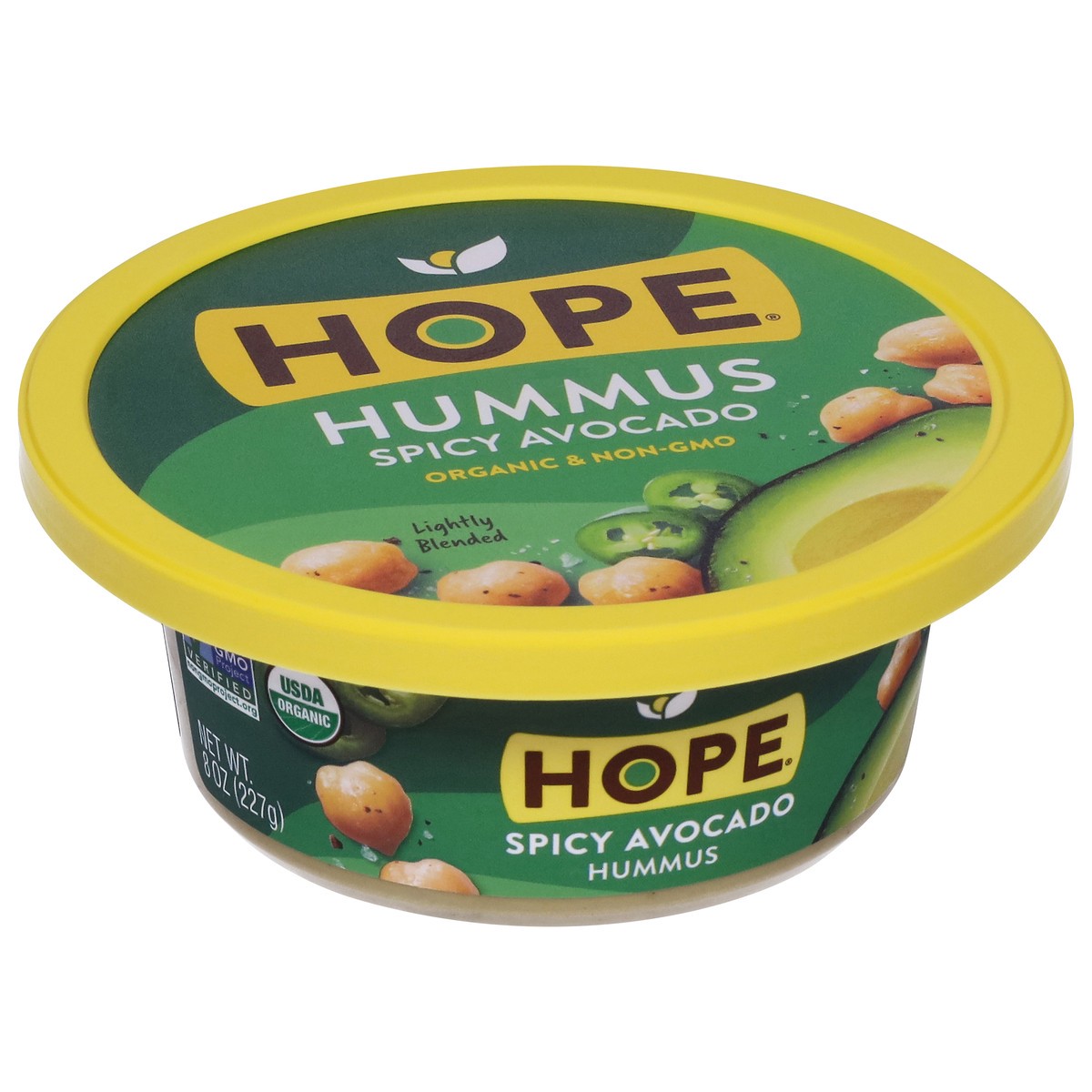 slide 2 of 9, Hope Foods Spicy Avocado Organic Hummus, 8 oz