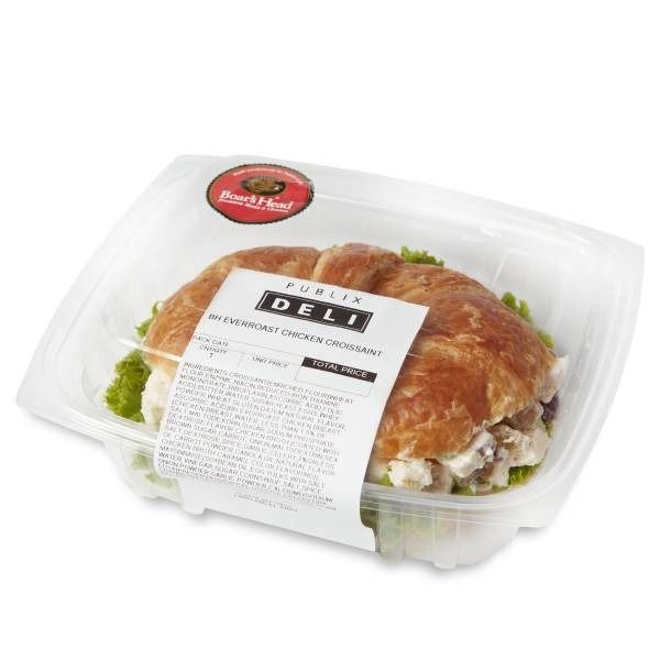 slide 1 of 1, Boar's Head Everroast Chicken Cransational, Grab & Go Croissant Sandwich, 1 ct
