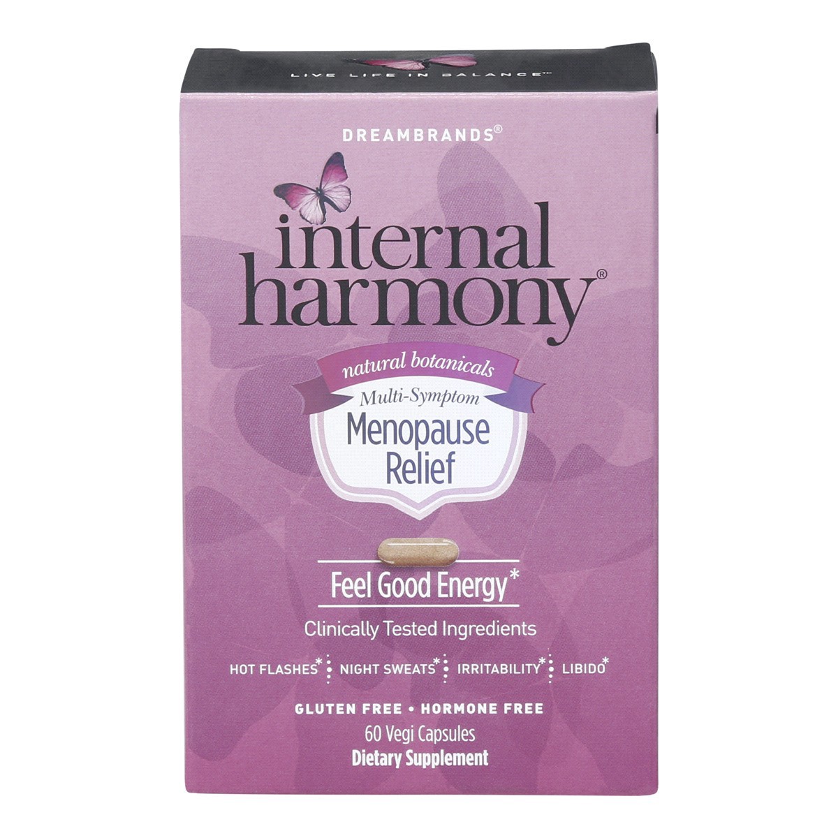 slide 1 of 13, DreamBrands Internal Harmony Multi-Symptom Menopause Relief 60 ea, 60 ct