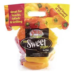 Hannahford Sweet Mini Bell Peppers - 8 oz
