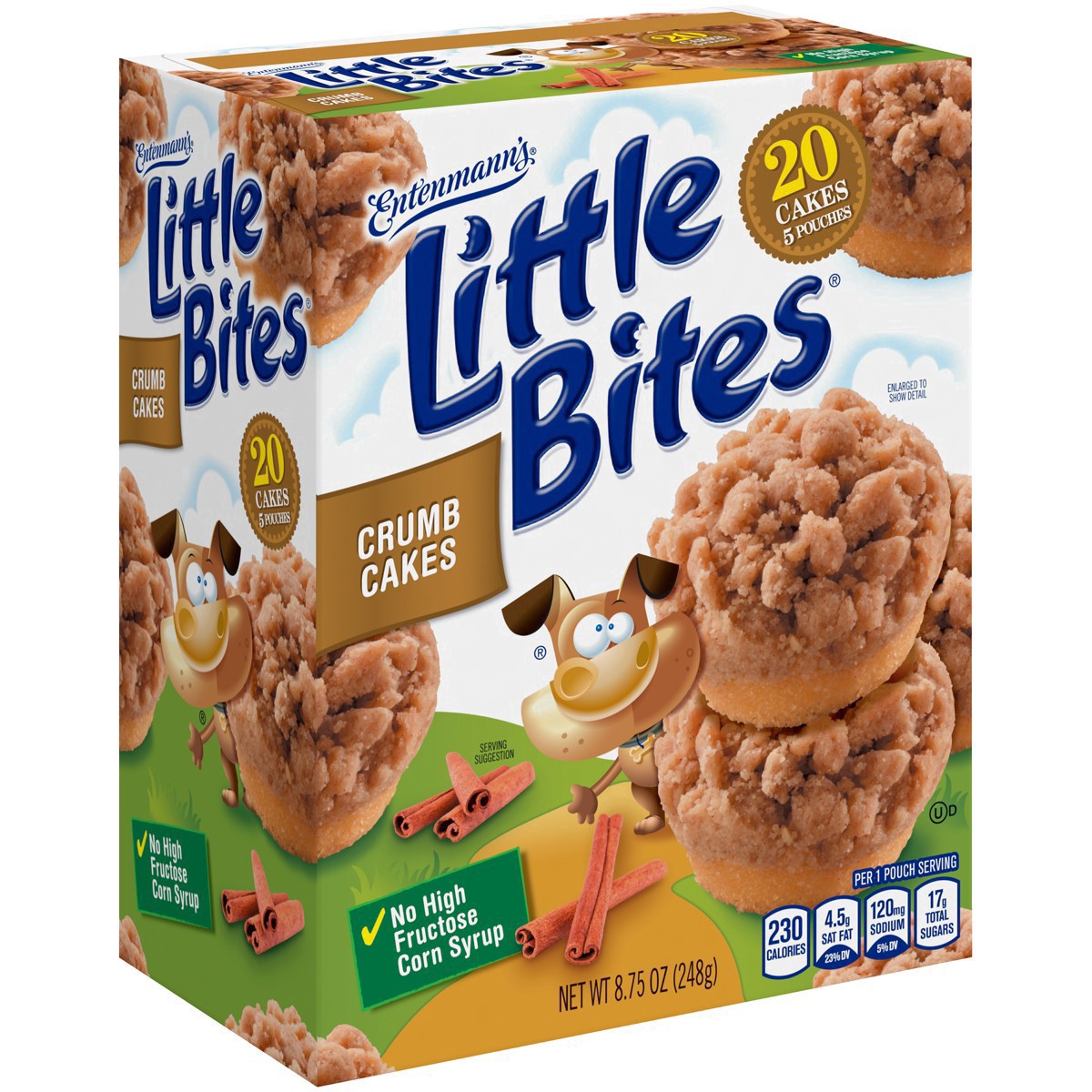 slide 20 of 72, Entenmann's Little Bites Crumb Cake Mini Muffins, 5 pouches, 8.75 oz, 5 ct