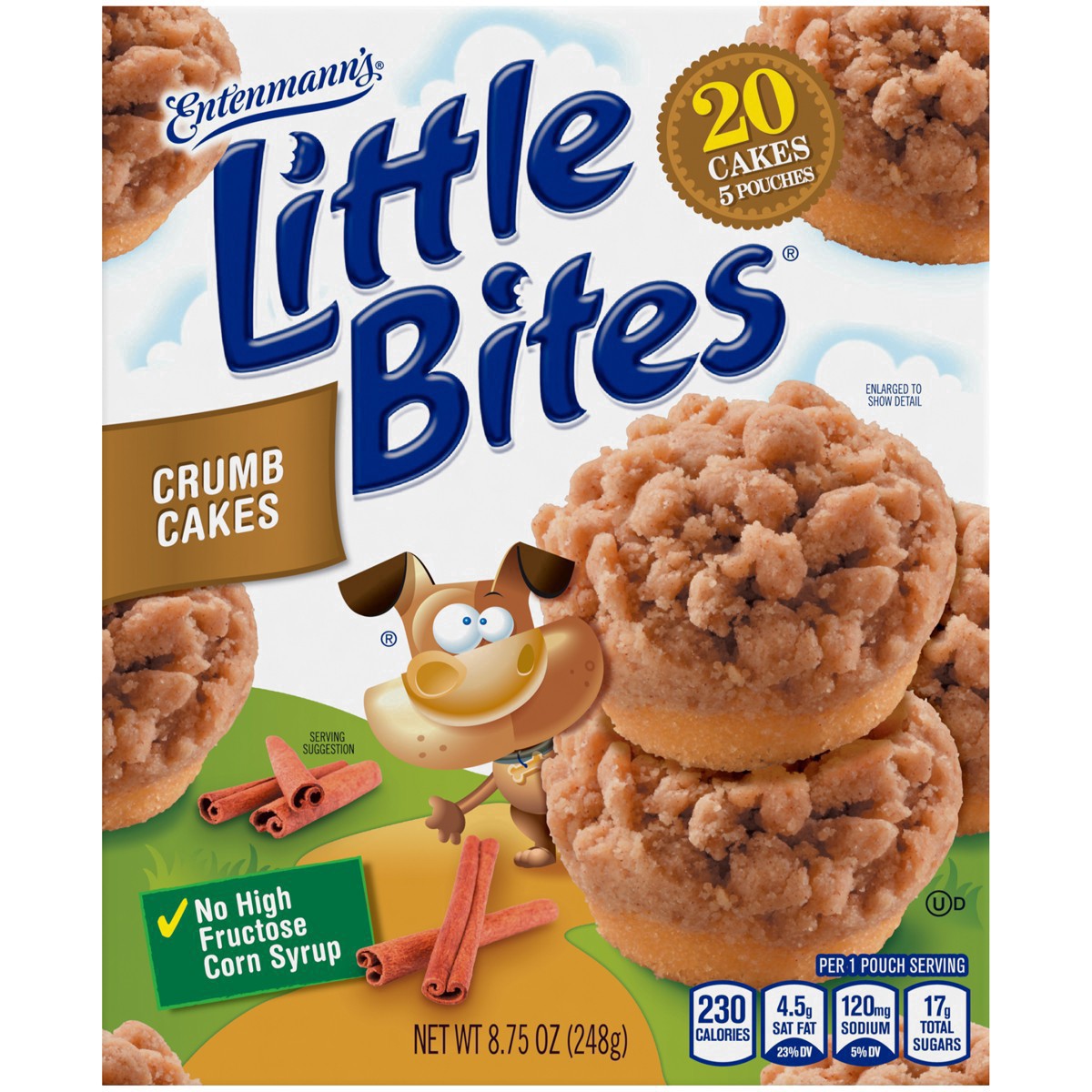 slide 62 of 72, Entenmann's Little Bites Crumb Cake Mini Muffins, 5 pouches, 8.75 oz, 5 ct
