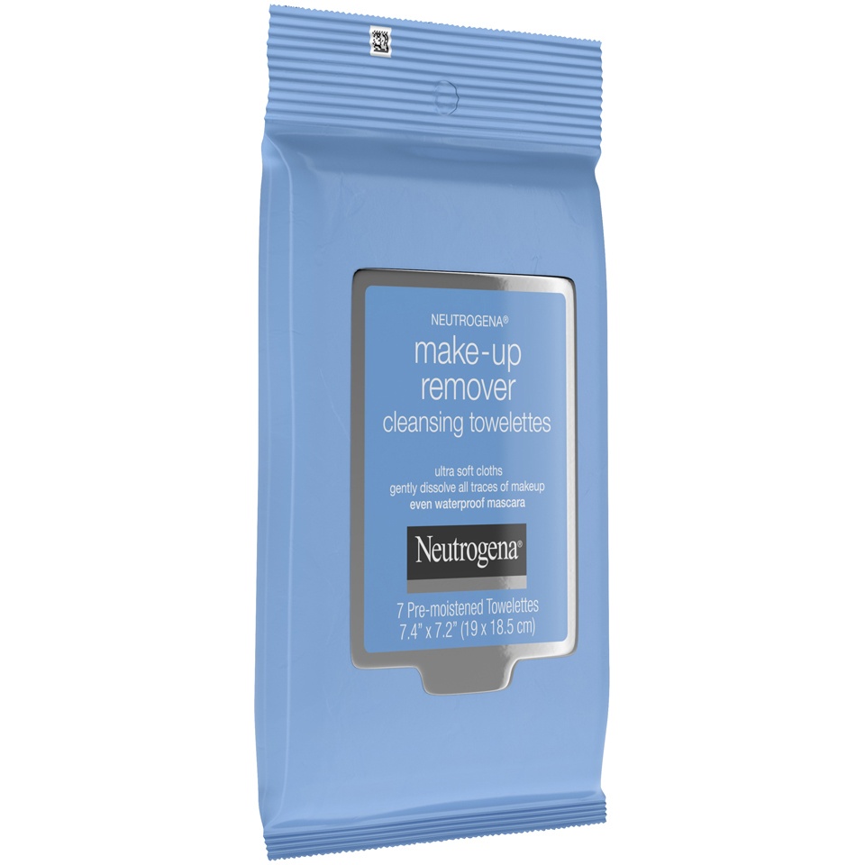 slide 2 of 6, Neutrogena Makeup Remover Cleansing Towelettes Travel Pack - Unscented - 7ct, 7 ct