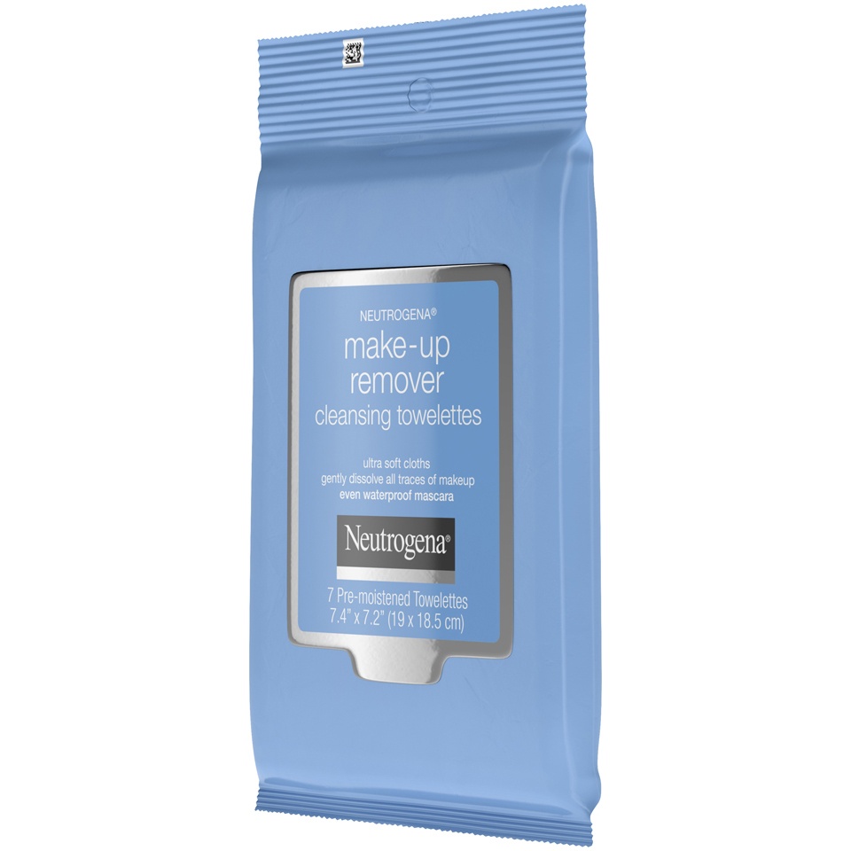 slide 3 of 6, Neutrogena Makeup Remover Cleansing Towelettes Travel Pack - Unscented - 7ct, 7 ct
