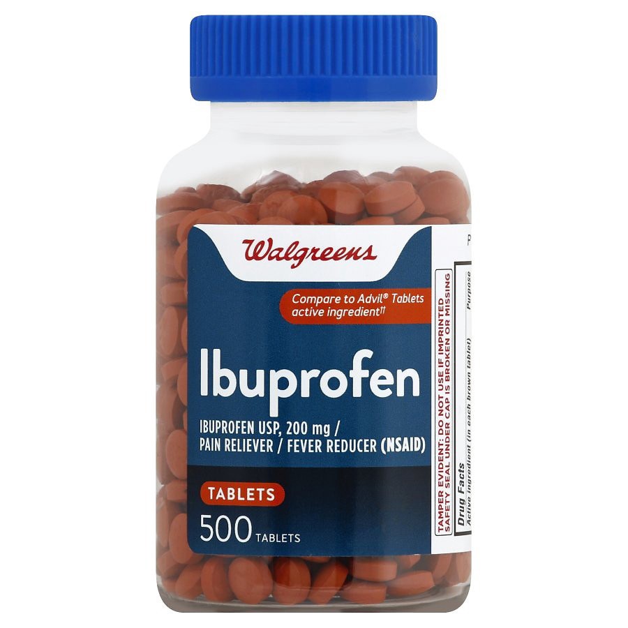 slide 1 of 5, Walgreens Ibuprofen Tablets 200Mg, 500 ct