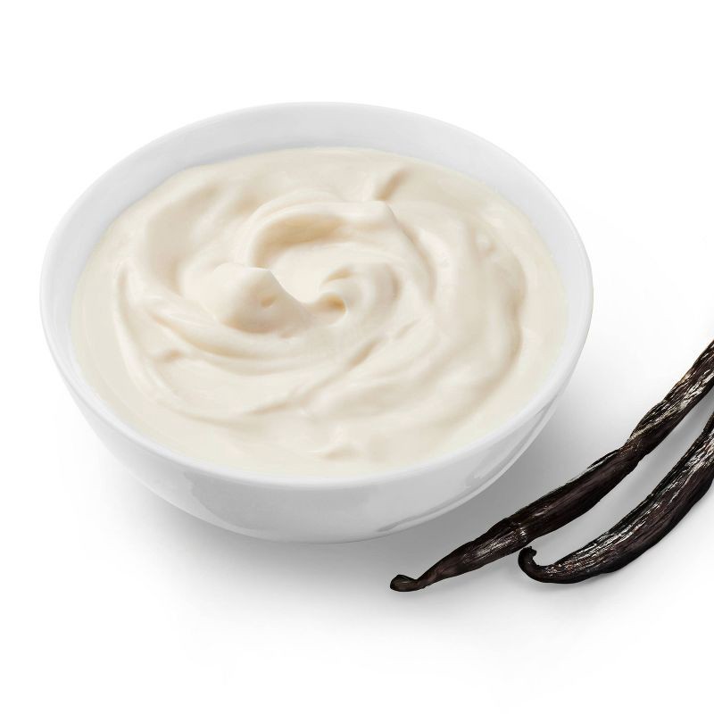 slide 4 of 5, Greek Vanilla Nonfat Yogurt - 15g Protein 32oz - Good & Gather™, 15 gram, 32 oz