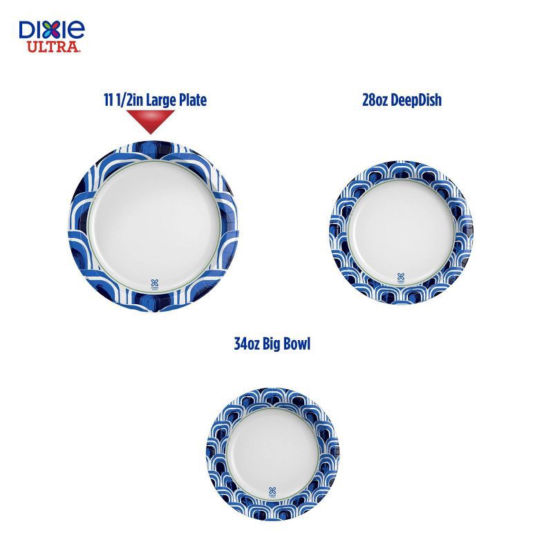 slide 4 of 9, Dixie Ultra Large 11.5" Paper Plates - 12ct, 12 ct