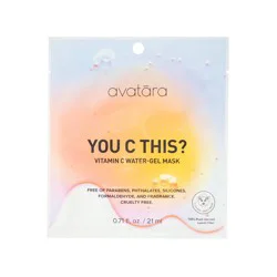Avatara Vitamin C Water Gel Face Mask - 0.71 oz