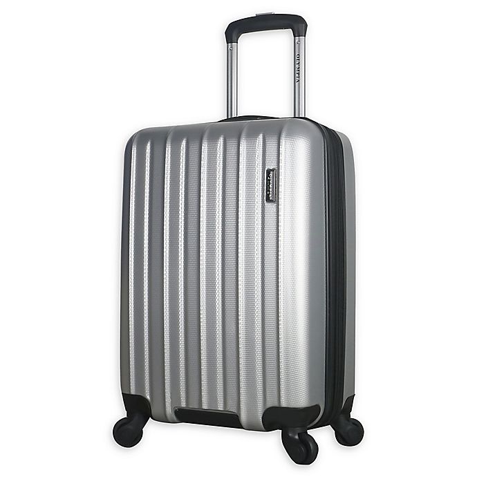 slide 1 of 1, Olympia USA Raven 21 Expandable Carry On Spinner - Silver'', 1 ct