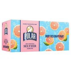 Polar Beverages Polar Ruby Red Grapefruit Seltzer Water - 8pk/12 fl oz Cans